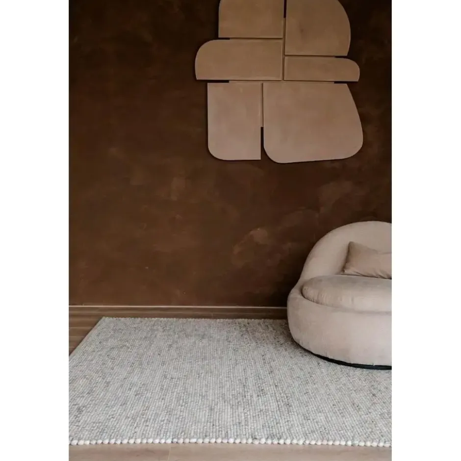 Interieur05 Wollen Vloerkleed beige/wit gemeleerd Vik - 340 x 240 cm