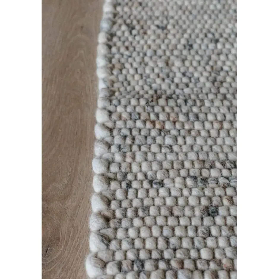 Interieur05 Wollen Vloerkleed beige/wit gemeleerd Vik - 340 x 240 cm