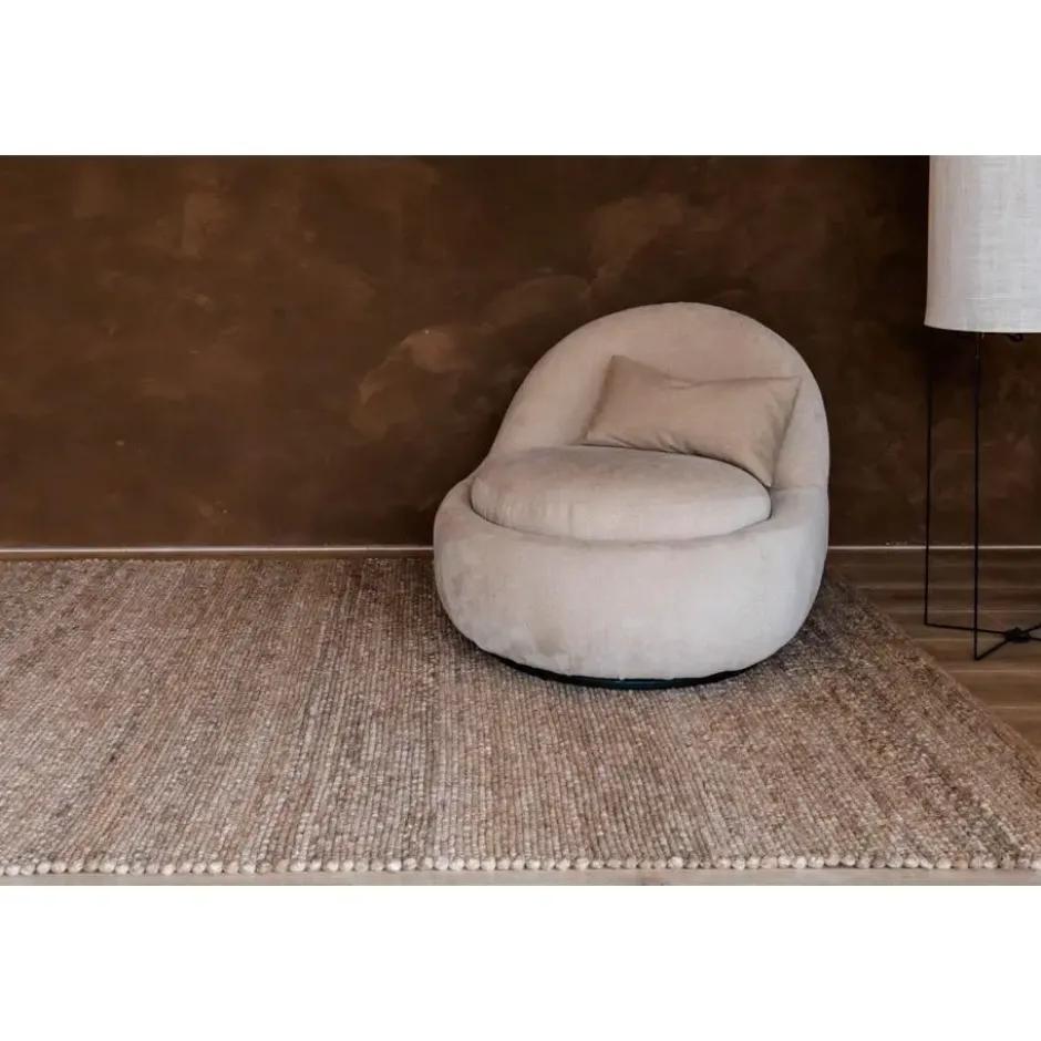 Interieur05 Wollen Vloerkleed lichtbruin Vik - 290 x 200 cm