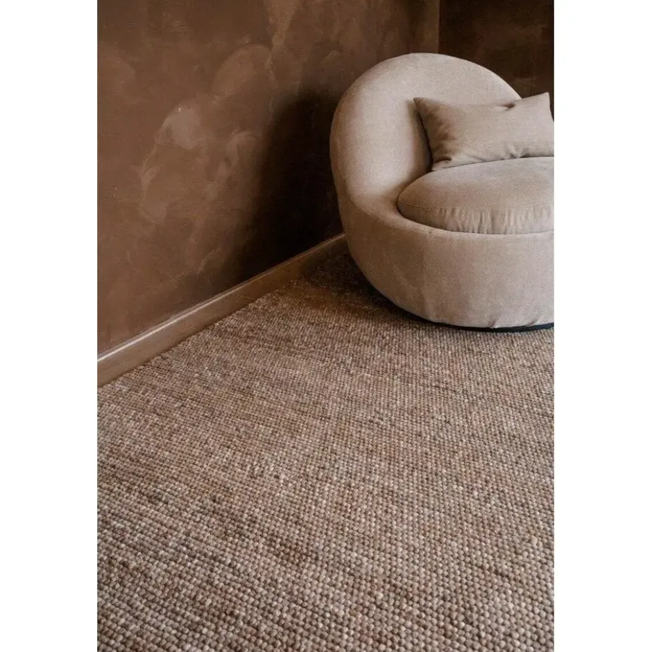 Interieur05 Wollen Vloerkleed lichtbruin Vik - 290 x 200 cm