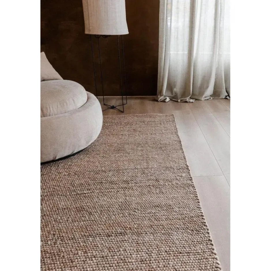 Interieur05 Wollen Vloerkleed lichtbruin Vik - 290 x 200 cm