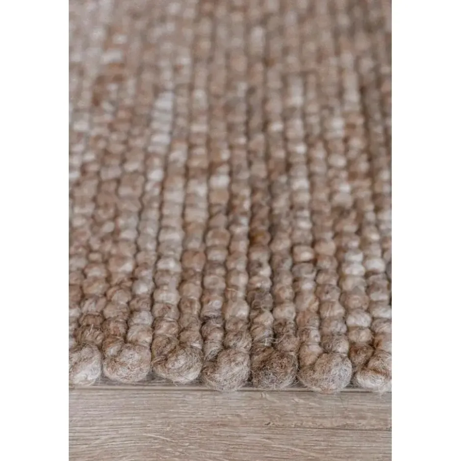 Interieur05 Wollen Vloerkleed lichtbruin Vik - 290 x 200 cm
