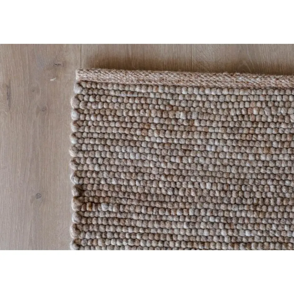 Interieur05 Wollen Vloerkleed lichtbruin Vik - 290 x 200 cm