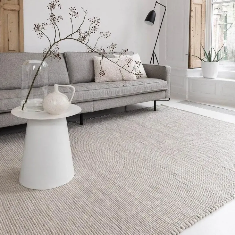 Interieur05 Wollen Vloerkleed Ivoor wit Vik - 230 x 160 cm