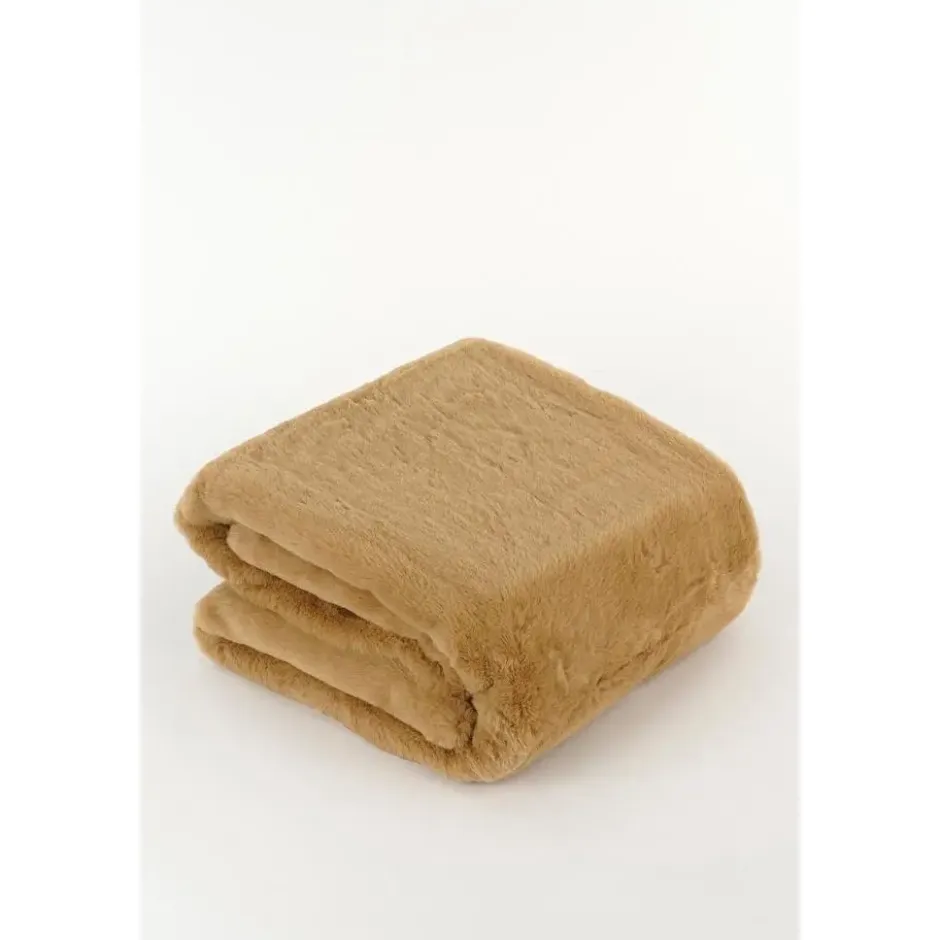 In The Mood Collection Bronte Fleece Deken - L200 x B150 cm - Bruin