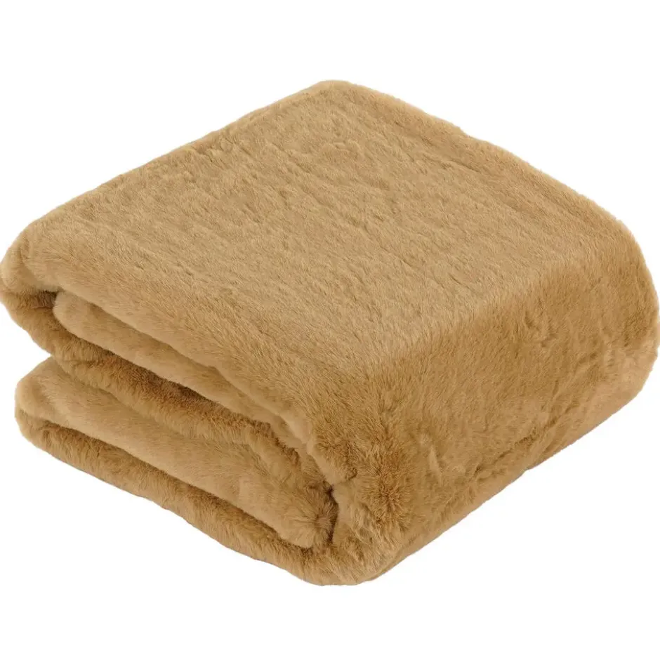 In The Mood Collection Bronte Fleece Deken - L200 x B150 cm - Bruin