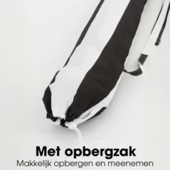 In The Mood Collection Osborn Parasol - H238 x Ø220 cm - Zwart