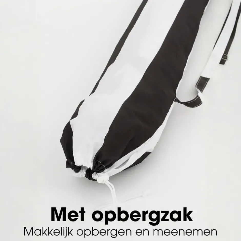 In The Mood Collection Osborn Parasol - H238 x Ø220 cm - Zwart