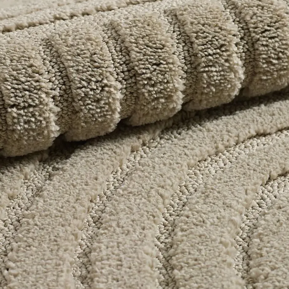 Japandi Art Vloerkleed Laagpolig Effen Beige - 200x290 CM