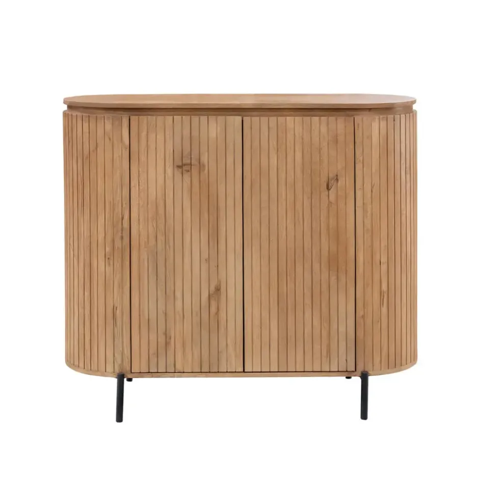 Kabinetkast Naturel Hout - 115x45x100cm - Solana