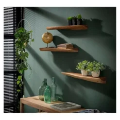 Kalfort Wandplank Davis set van 3 planken - 13x60x4 cm