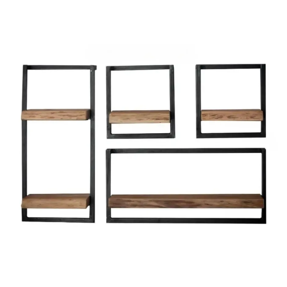 Kalfort Wandrek industrieel Stockton 4 - 25x65x65 cm