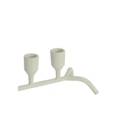 Kandelaar Calzada - Wit - 38x11,5x10cm
