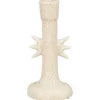 Kandelaar Ster - wit - keramiek - 19xØ9 cm