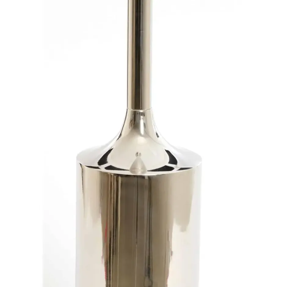 Kandelaar Velez - Glanzend Zilver - Ø13x77cm