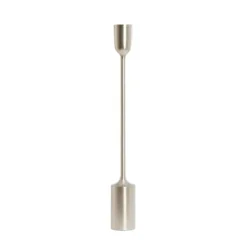Kandelaar Velez - Mat Zilver - Ø13x104cm