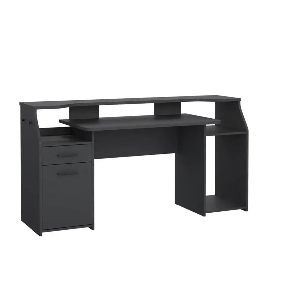 Kantoorbureau Grijs - 171x62x89cm - Function Plus
