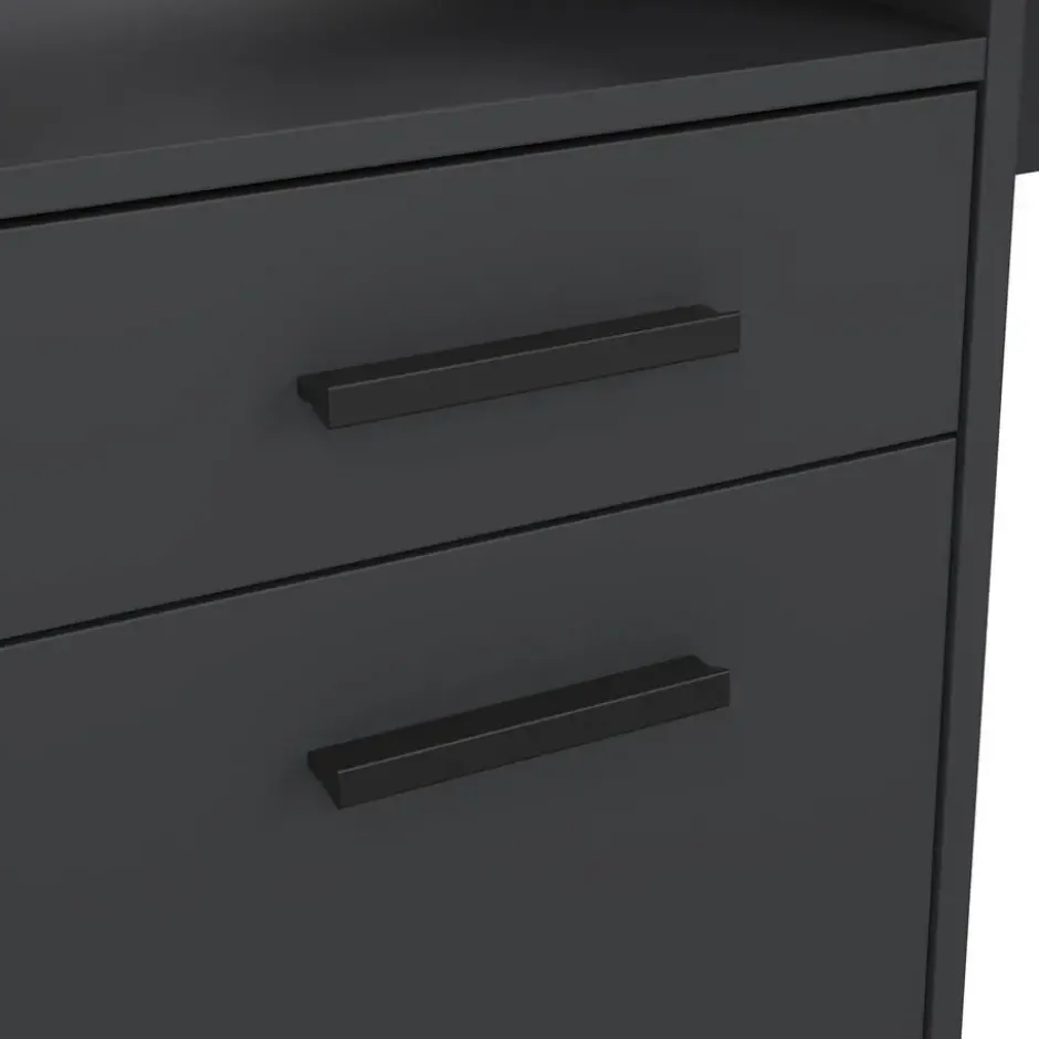 Kantoorbureau Grijs - 171x62x89cm - Function Plus