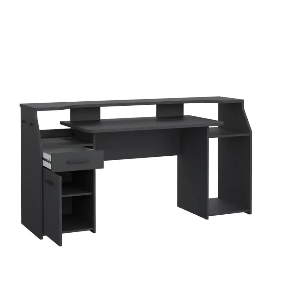 Kantoorbureau Grijs - 171x62x89cm - Function Plus