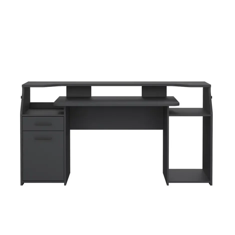 Kantoorbureau Grijs - 171x62x89cm - Function Plus