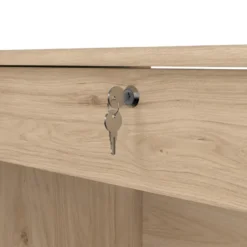 Kantoorbureau Naturel - 109x51x76cm - Function Plus