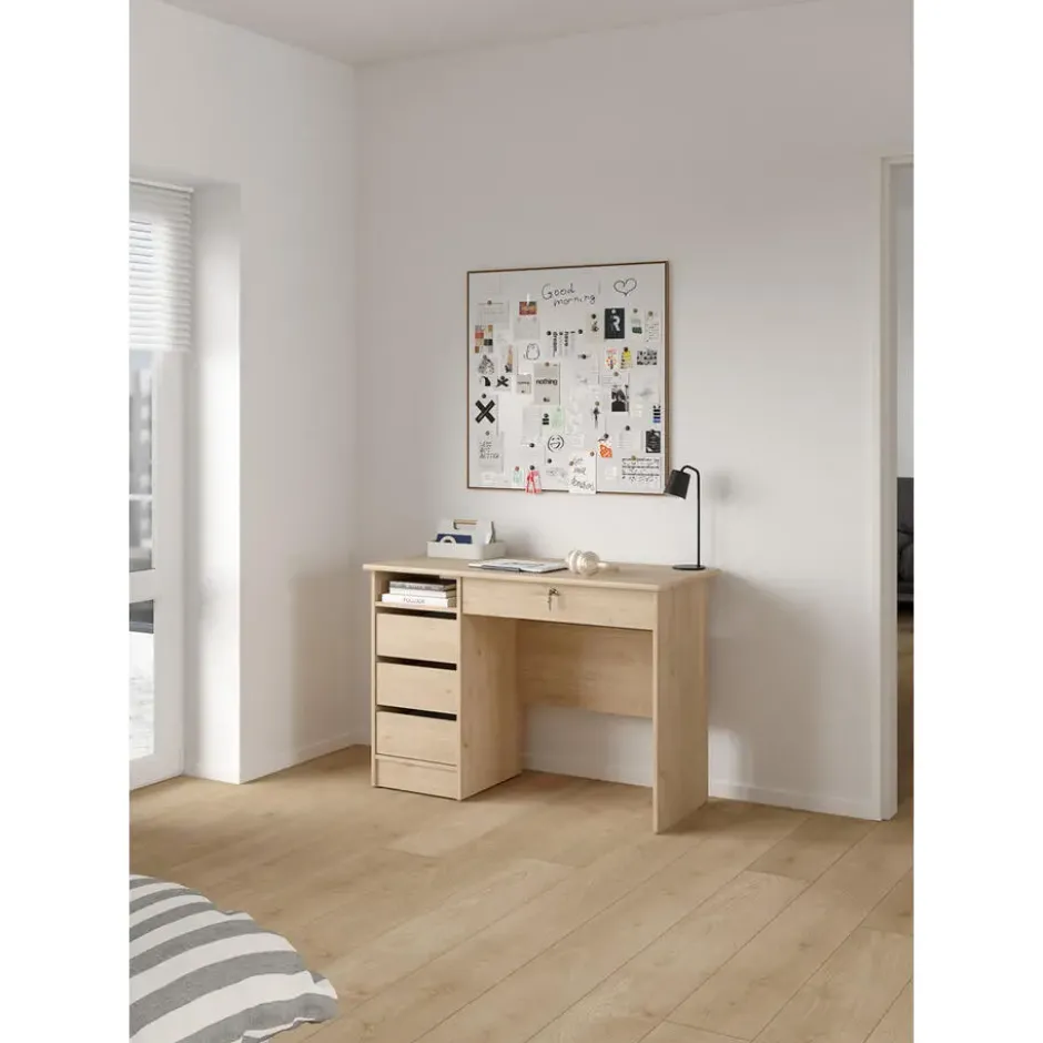 Kantoorbureau Naturel - 109x51x76cm - Function Plus