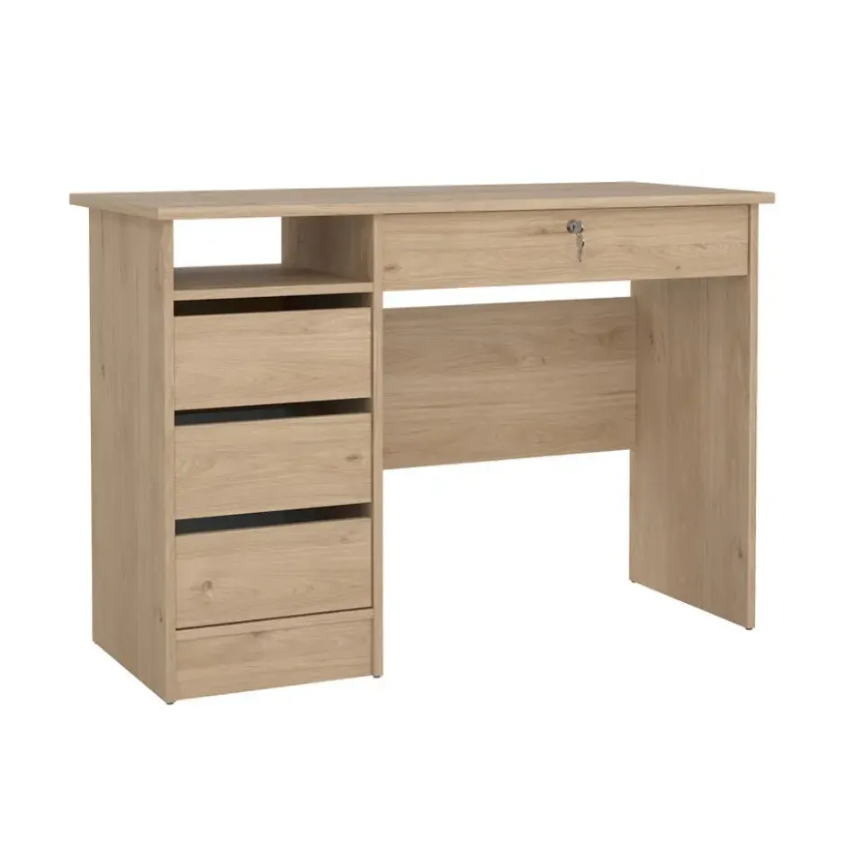 Kantoorbureau Naturel - 109x51x76cm - Function Plus