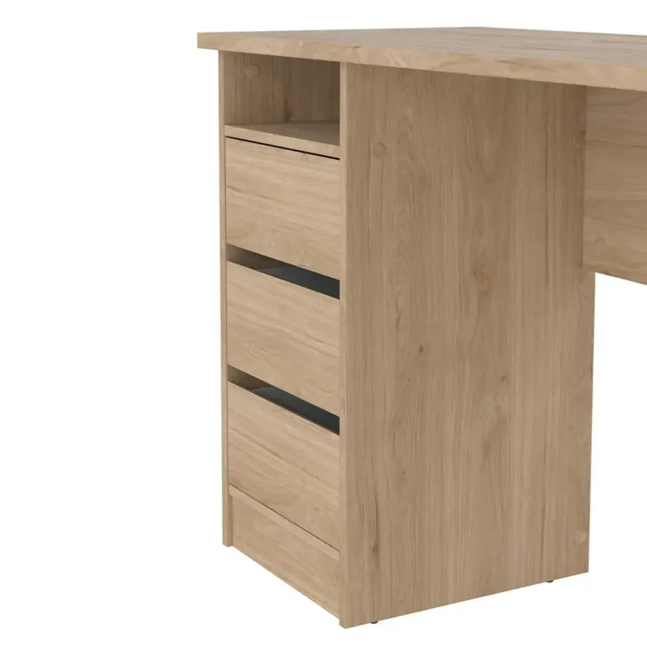 Kantoorbureau Naturel - 110x49x76cm - Function Plus