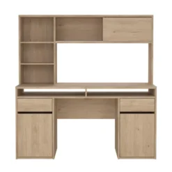 Kantoorbureau Naturel - 149x48x156cm - Function Plus