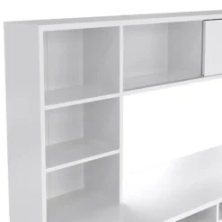 Kantoorbureau Wit Hoogglans - 149x48x156cm - Function Plus