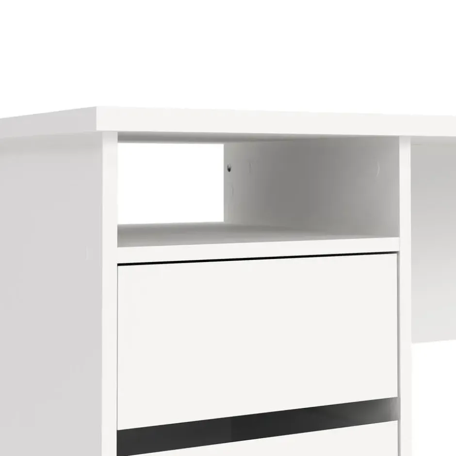 Kantoorbureau Wit - 110x49x76cm - Function Plus