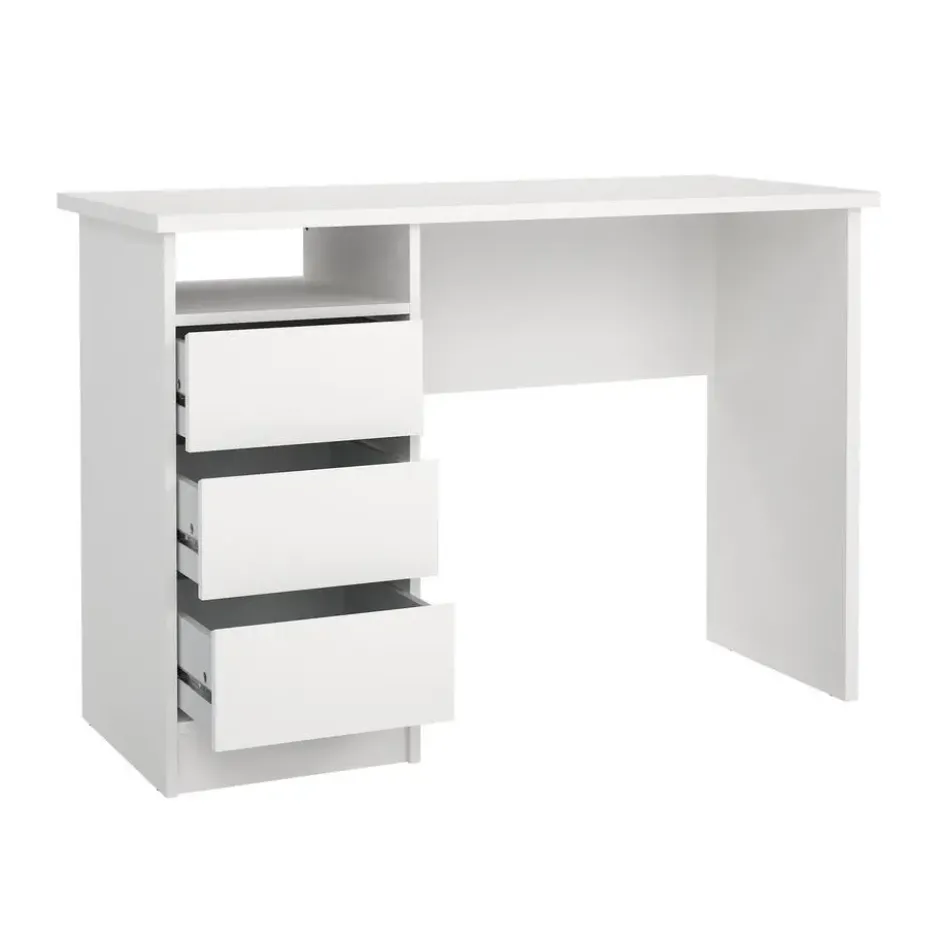 Kantoorbureau Wit - 110x49x76cm - Function Plus