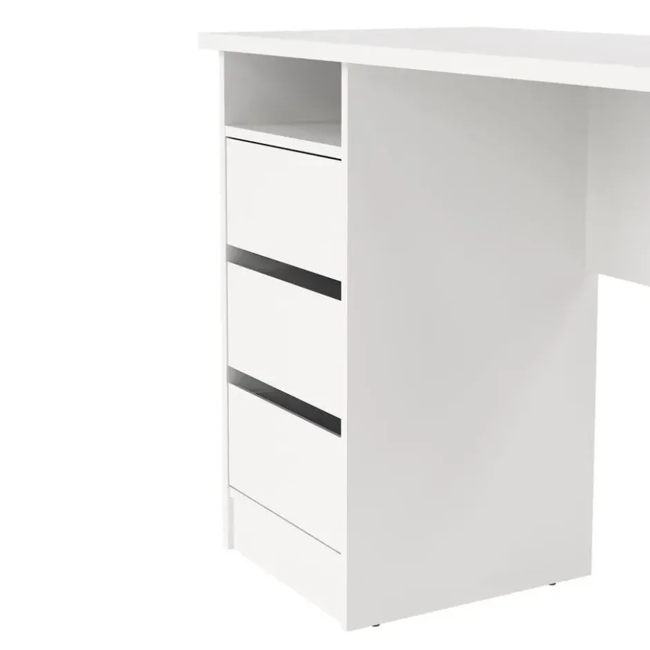 Kantoorbureau Wit - 110x49x76cm - Function Plus