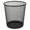 Kantoor prullenbak-papierbak - 19 liter - metaal - zwart