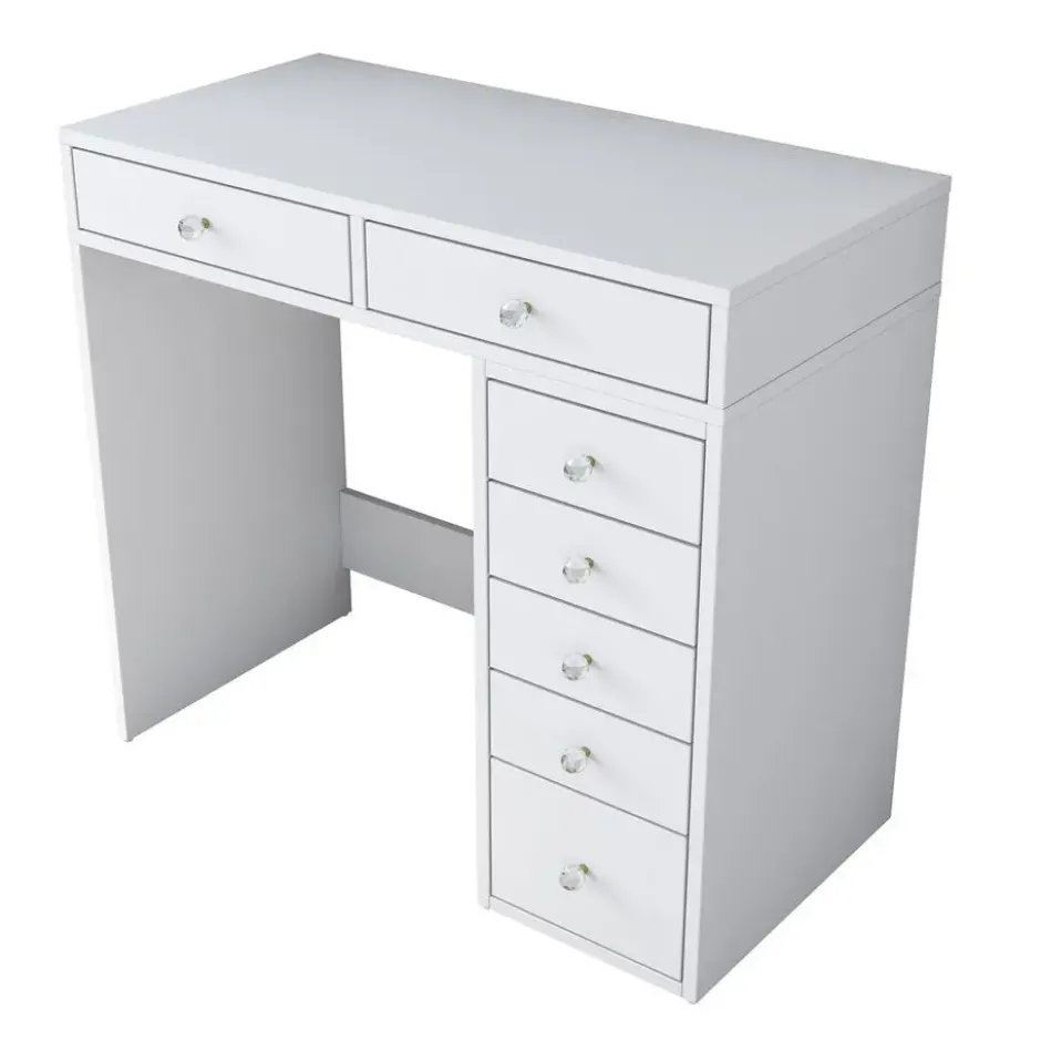 Kaptafel Wit Hout - 90x44,5x81,6cm - Beyas