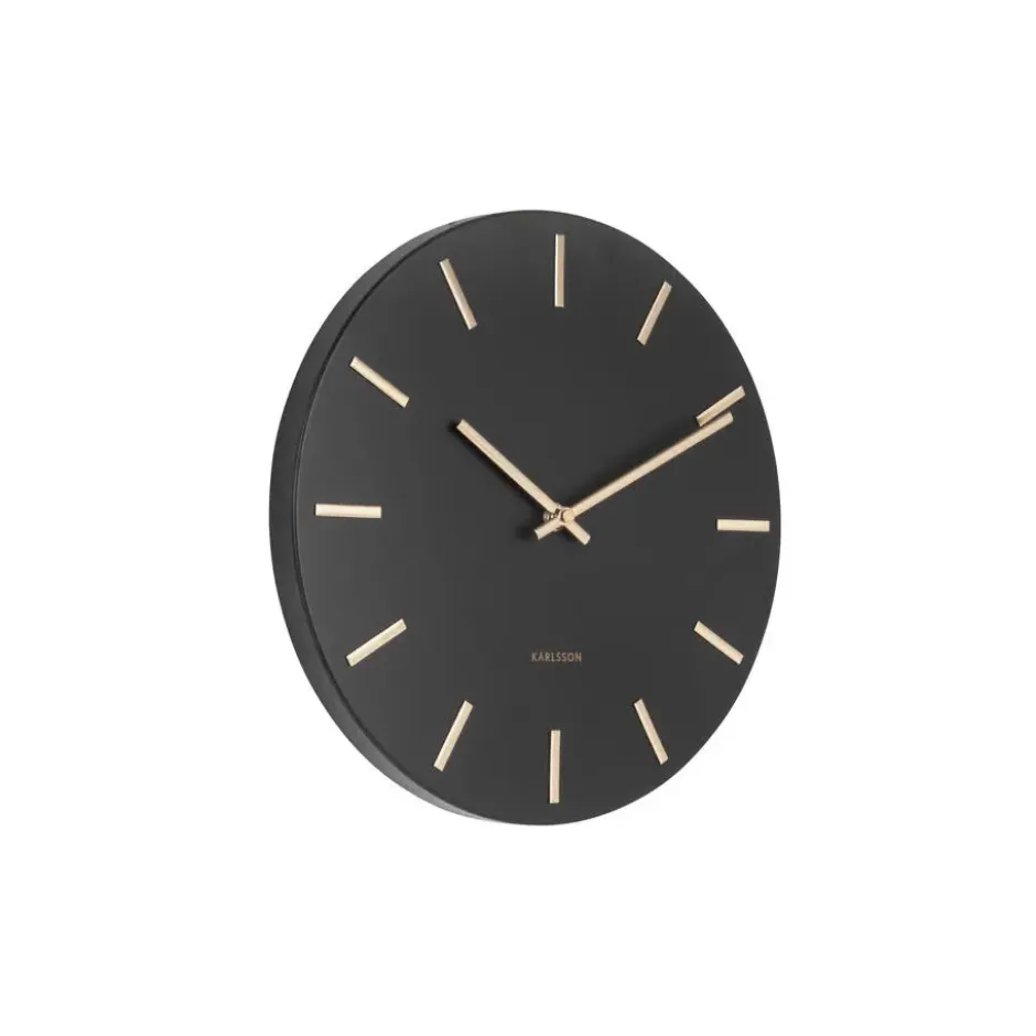 Karlsson wandklok Charm steel