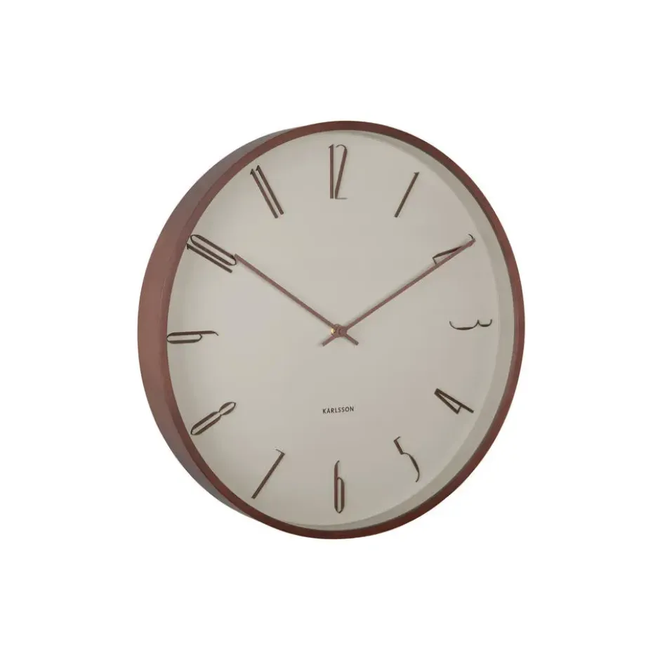 Karlsson - Wandklok Scandia - Warmgrijs- Ø40cm