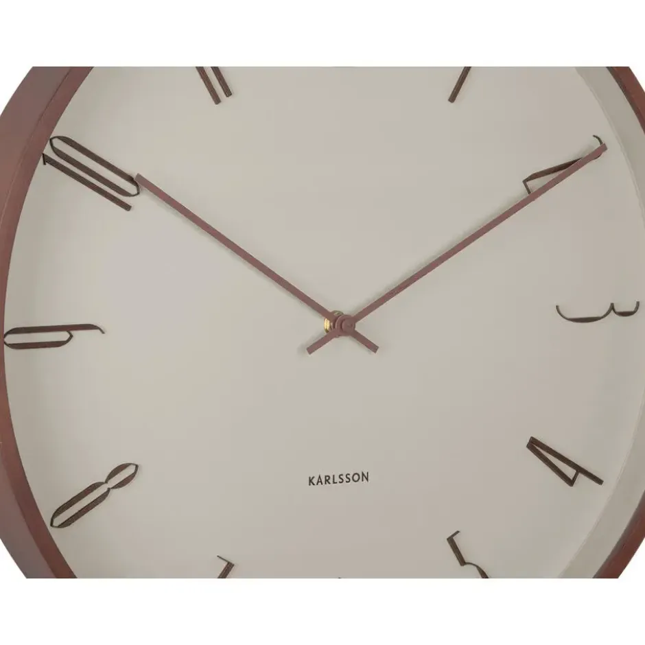 Karlsson - Wandklok Scandia - Warmgrijs- Ø40cm