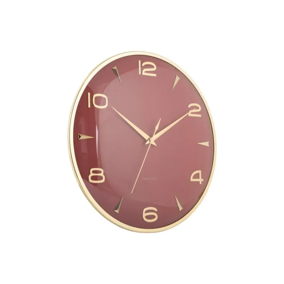 Karlsson - Wandklok Sienna Glow - Rode oker- Ø40,6cm