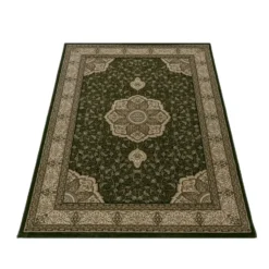 Kashmir Oosters Klassiek Laagpolig Vloerkleed Groen - 200x290 CM