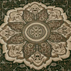 Kashmir Oosters Klassiek Laagpolig Vloerkleed Groen - 240x340 CM