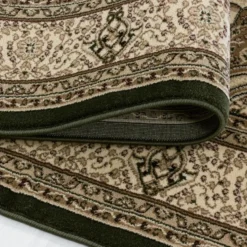 Kashmir Oosters Klassiek Laagpolig Vloerkleed Groen - 160x230 CM