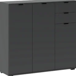 Kast Alaska - antraciet - 101x107x35 cm