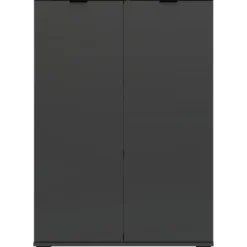 Kast Alaska 2-deurs - antraciet - 101x71x35 cm