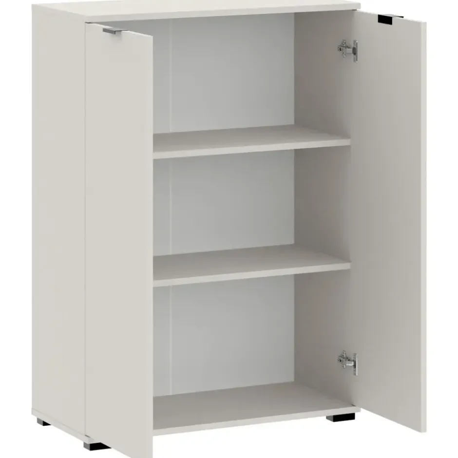 Kast Alaska 2-deurs - greige - 101x71x35 cm