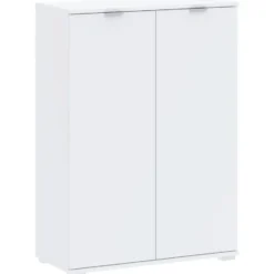 Kast Alaska 2-deurs - wit - 101x71x35 cm
