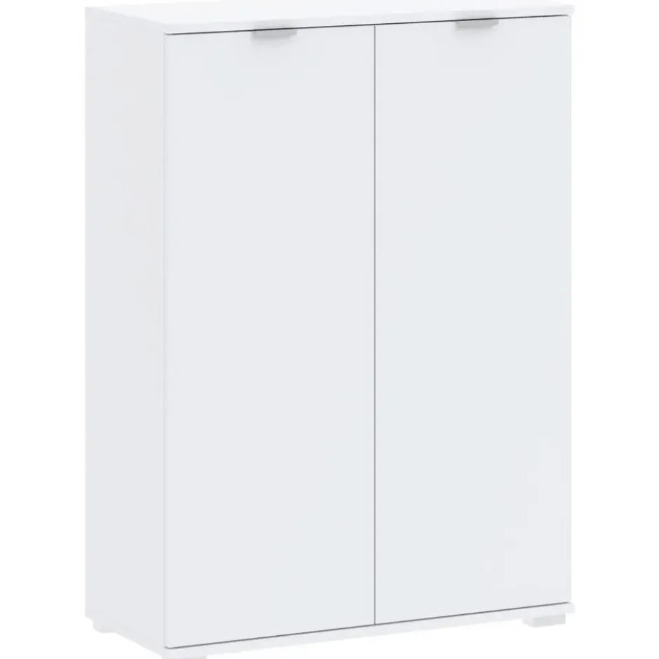 Kast Alaska 2-deurs - wit - 101x71x35 cm