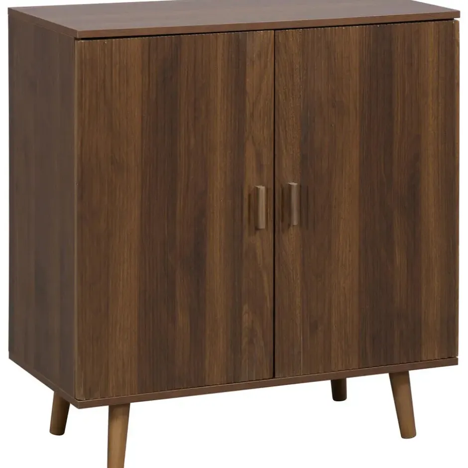 Kast Imre - walnootkleur - 88x88x40 cm