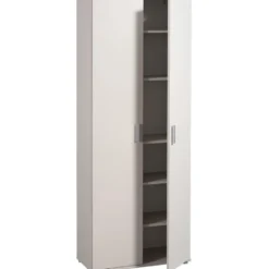 Kast Inca 2-deurs - greige - 184x70x34,5 cm