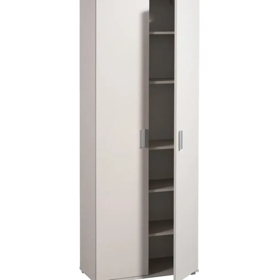 Kast Inca 2-deurs - greige - 184x70x34,5 cm